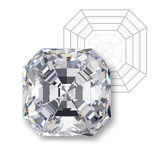 Milwaukee jeweler asscher diamond rings